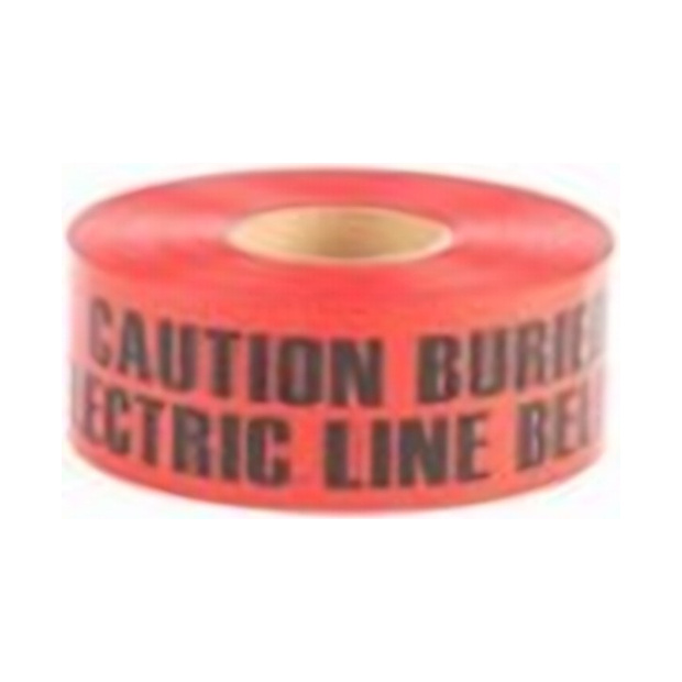 Burried Tape Red 6"X1000'