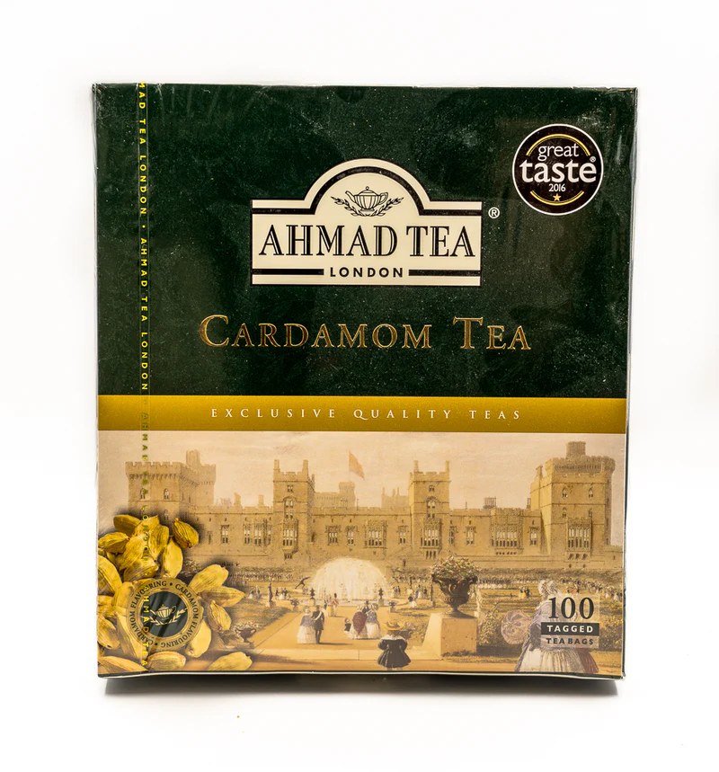 Ahmad Tea Cardamom Tea (100 tagged tea bags)
