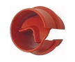 Bushing Connector 50pcs 3/4" Red 5050