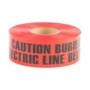 Burried Tape Red 6"X1000'